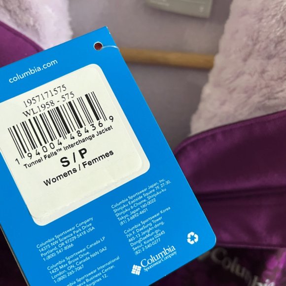 Columbia 3 in 1 Women's Purple Tunnel Falls™ Interchange Jacket - Picture 11 of 13
